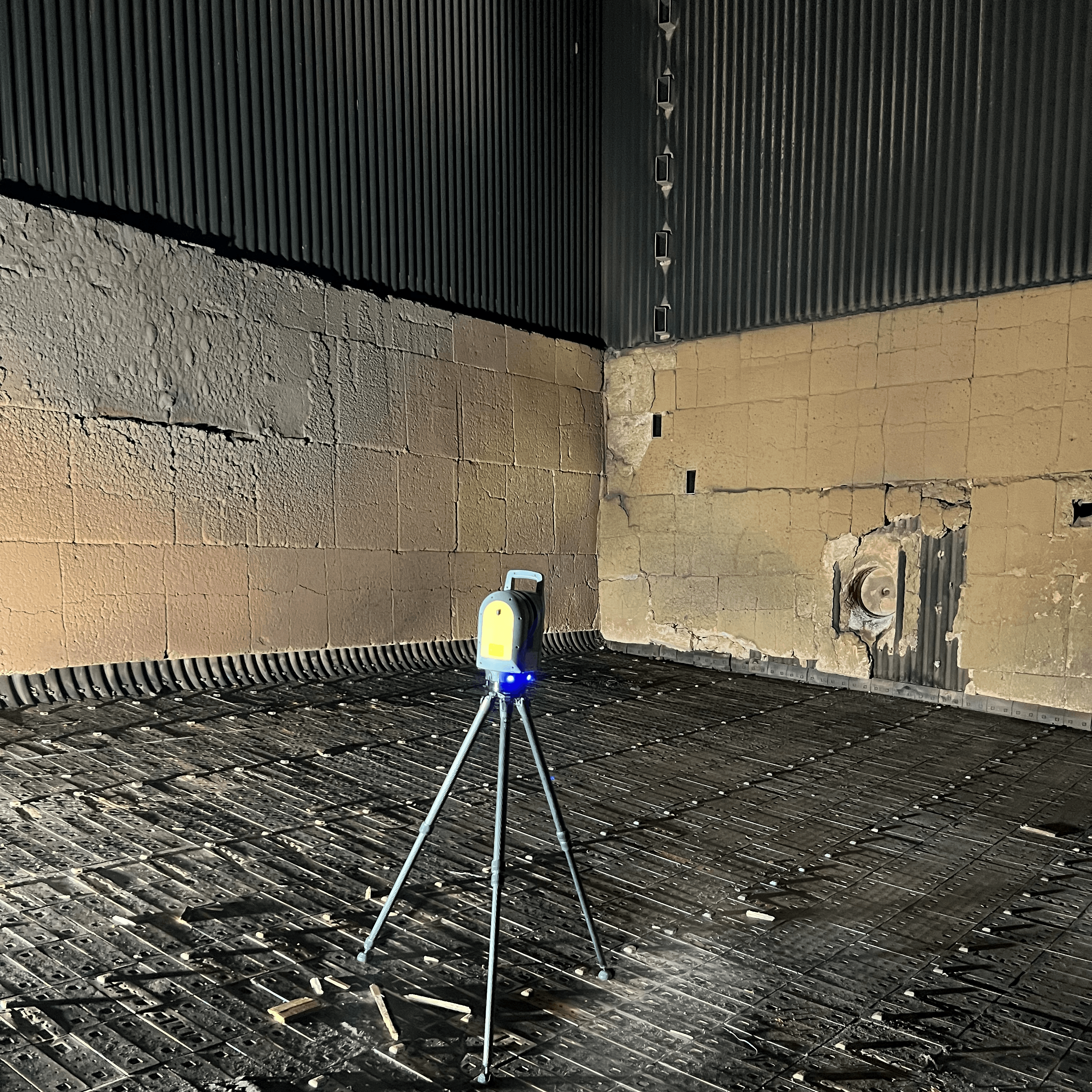 3D laser scan of equipment